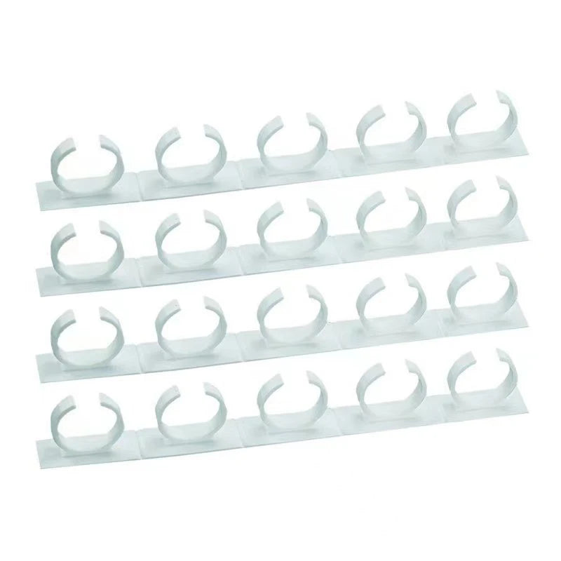 Set de 2 soportes adhesivos grises para frascos de especias