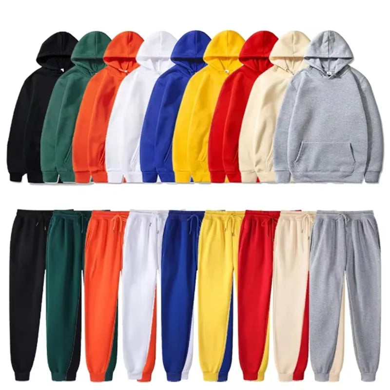 Conjunto de hombre con buzo con capucha y pantalón deportivo