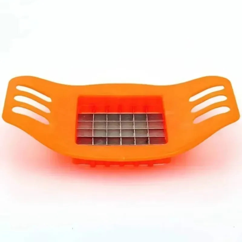 Cortador manual de papas y verduras con rejilla de acero inoxidable