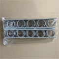 Set de 2 soportes adhesivos grises para frascos de especias