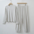 Conjunto de mujer de manga larga y pantalón holgado