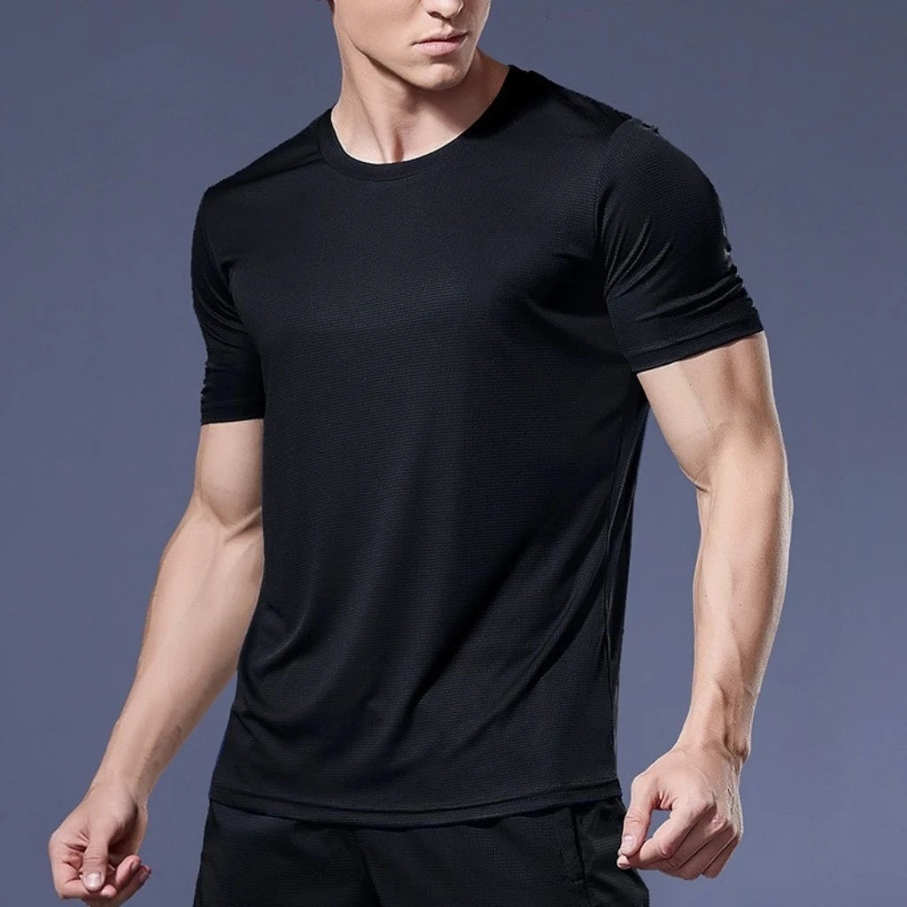 Remera deportiva de hombre de manga corta para entrenamiento
