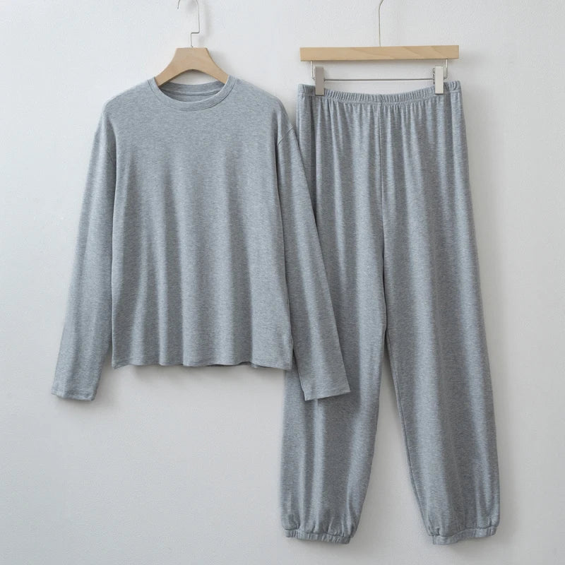 Conjunto de mujer de manga larga y pantalón holgado
