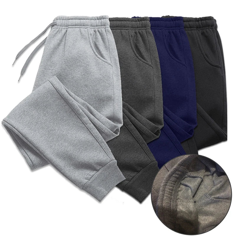 Pantalón jogger de hombre de punto con cierre