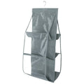 Organizador colgante para carteras con 6 bolsillos y frente transparente