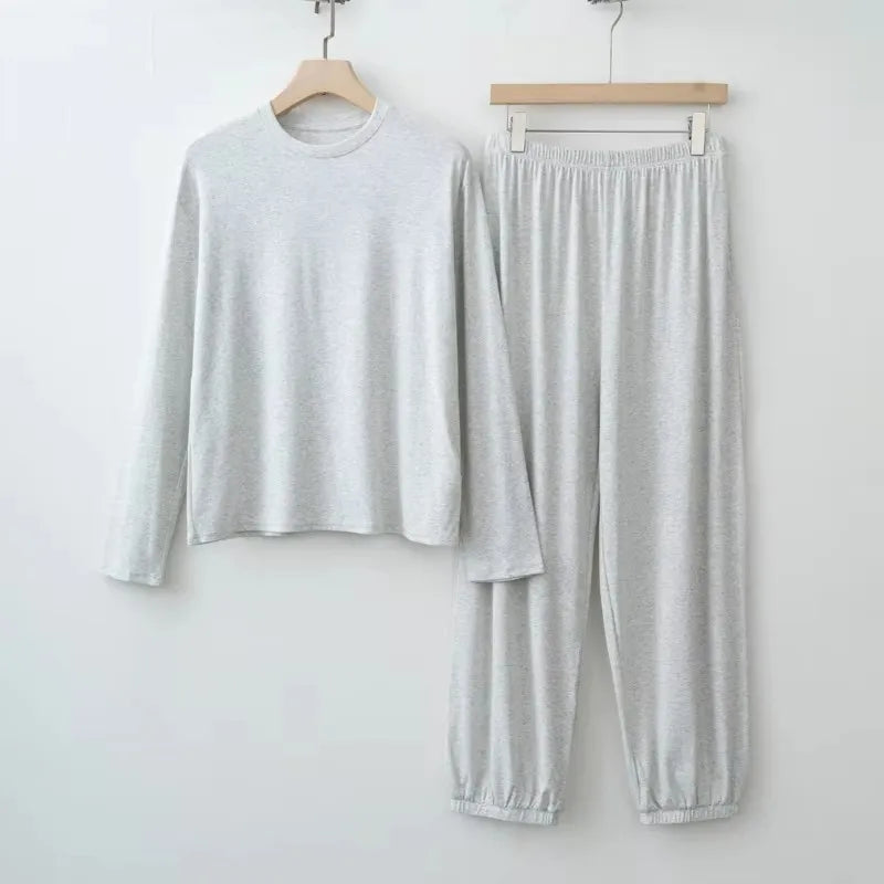 Conjunto de mujer de manga larga y pantalón holgado