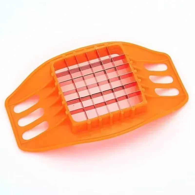 Cortador manual de papas y verduras con rejilla de acero inoxidable
