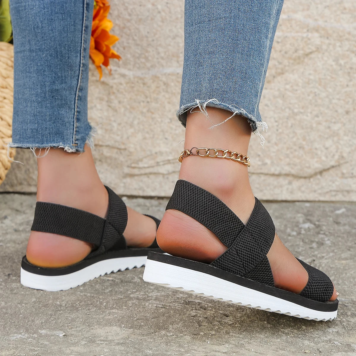 Sandalias casuales con plataforma y suela de EVA