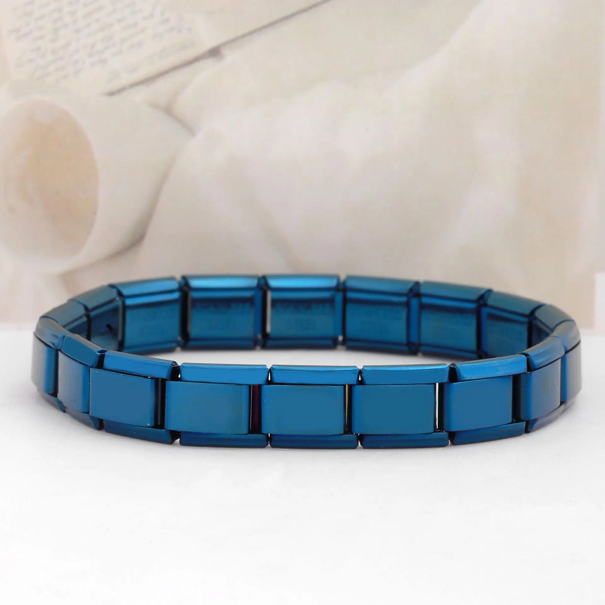 Pulsera unisex de acero inoxidable de estilo modular