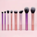 Set de 8 brochas de maquillaje con pelo sintético