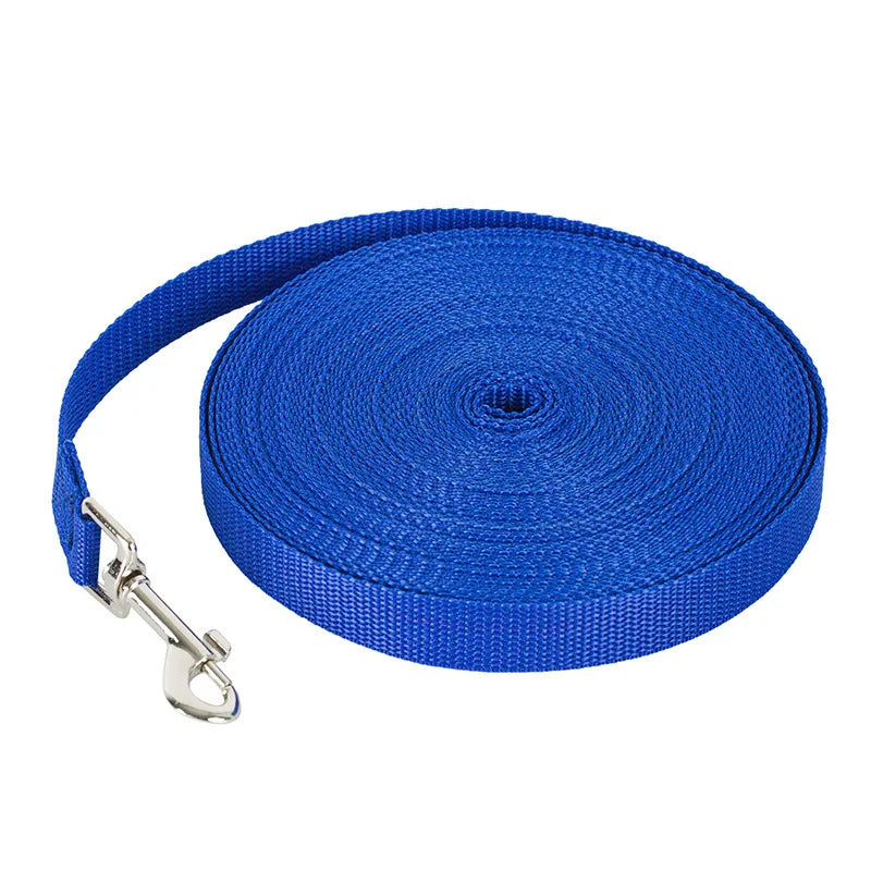 Correa de nylon para perro en largos de 1,2 a 30 metros