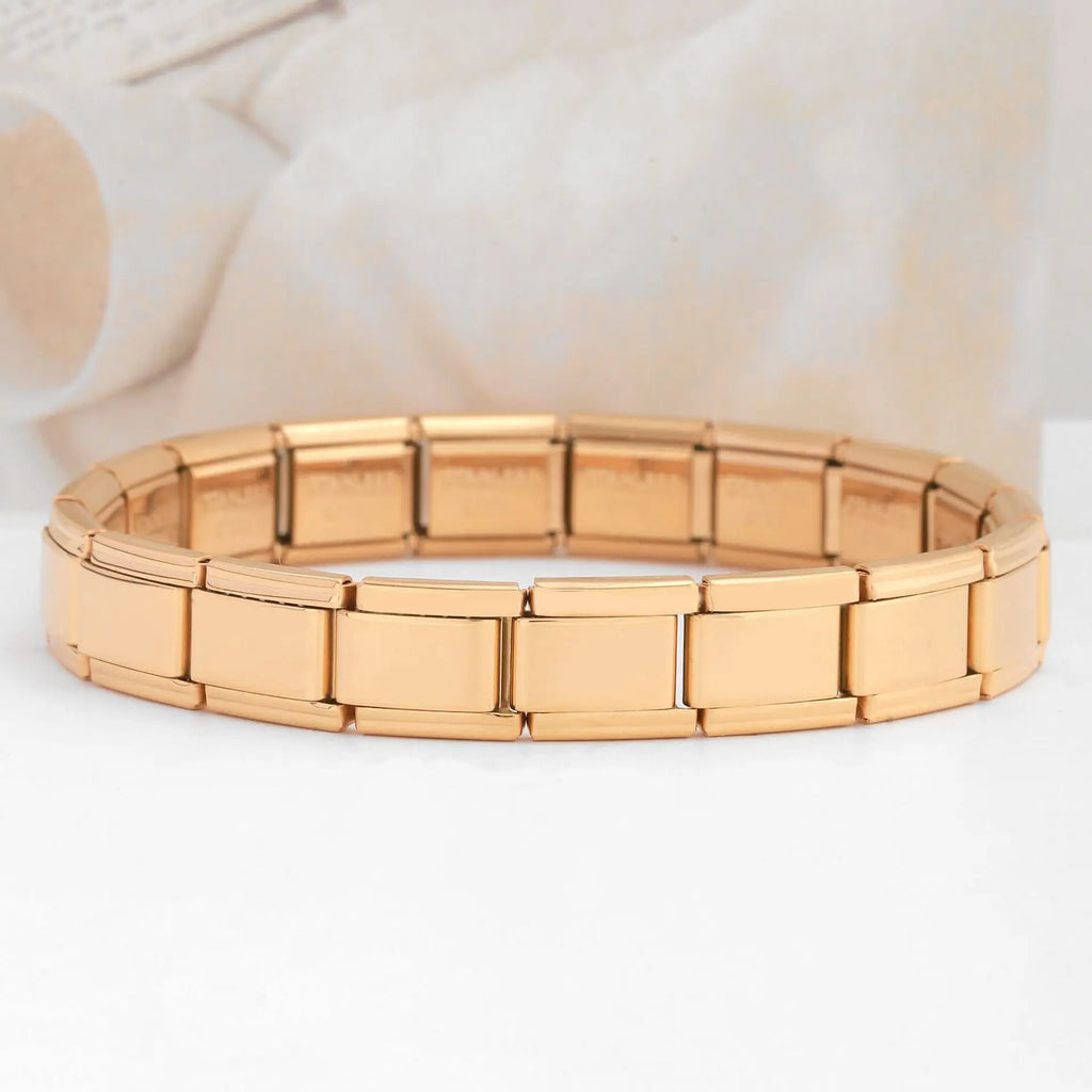 Pulsera unisex de acero inoxidable de estilo modular