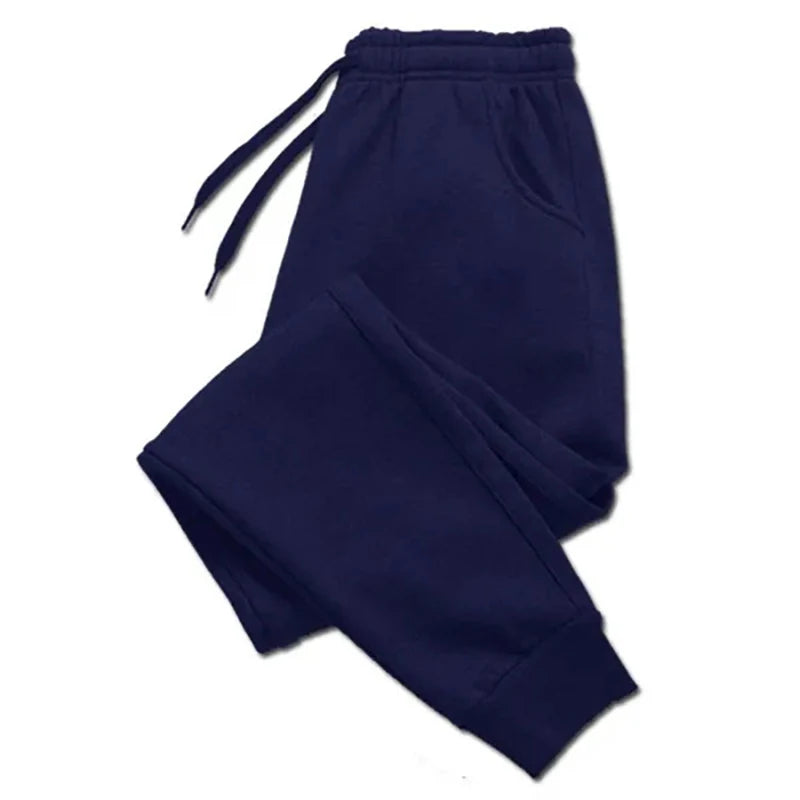 Pantalón jogger de hombre de punto con cierre
