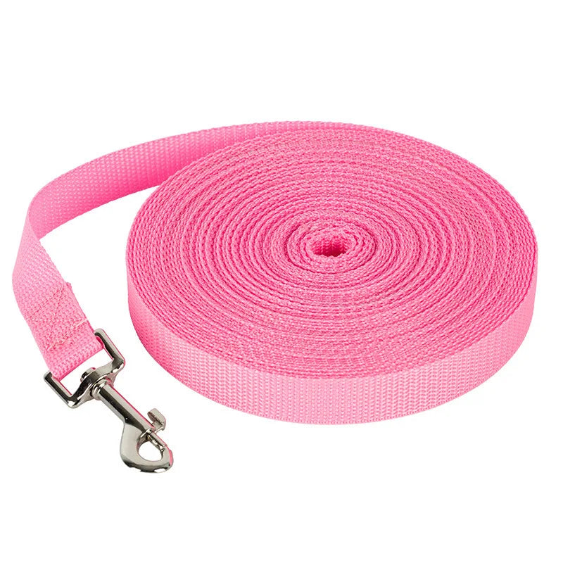Correa de nylon para perro en largos de 1,2 a 30 metros