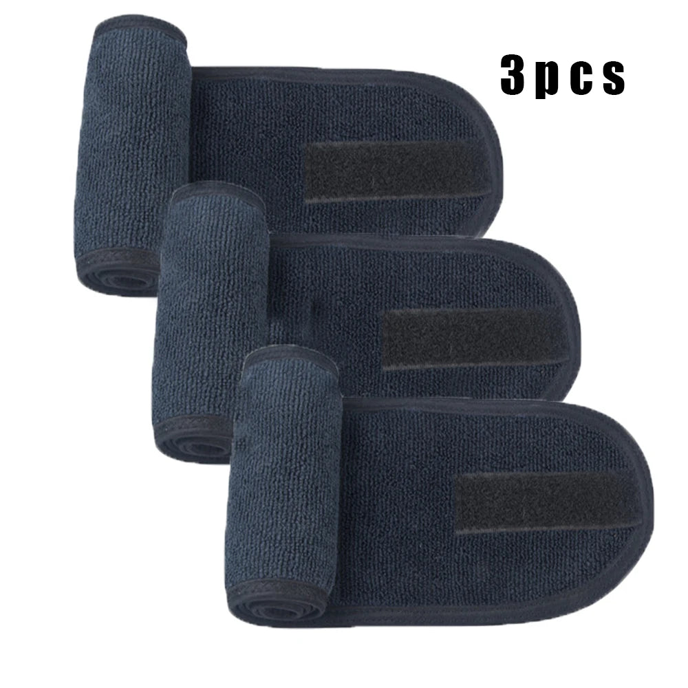 Pack de 3 vinchas ajustables para limpieza facial y maquillaje