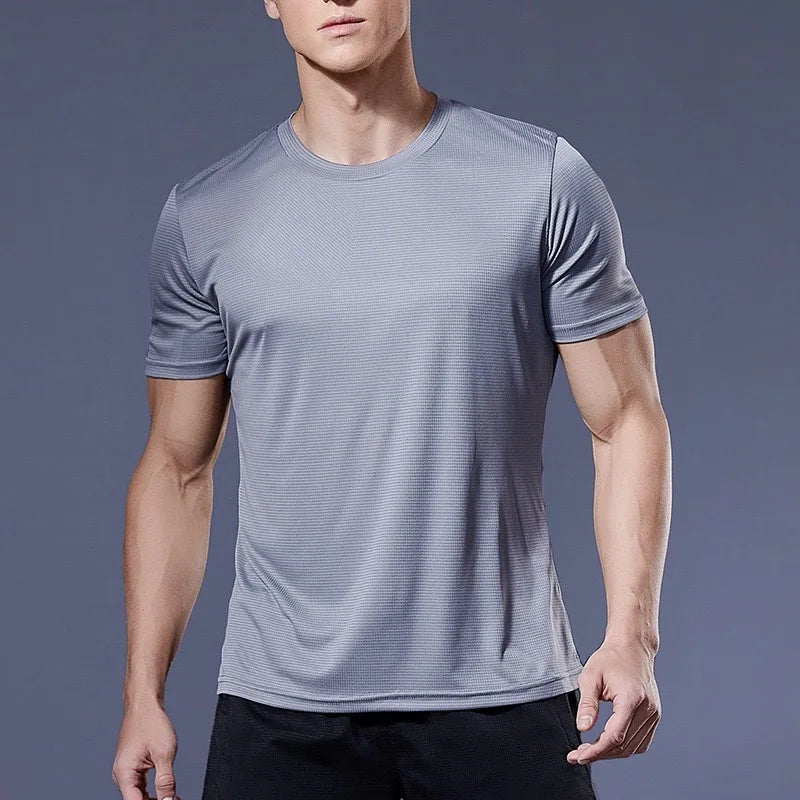Remera deportiva de hombre de manga corta para entrenamiento