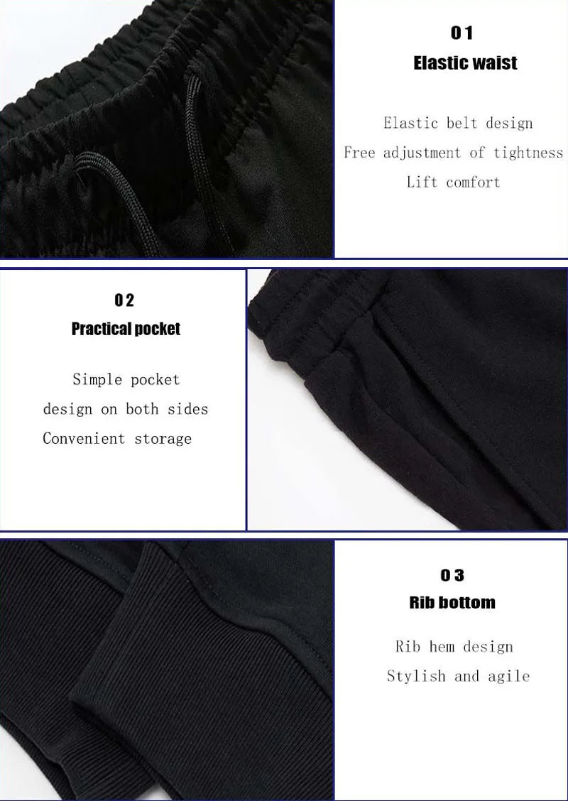 Pantalón jogger de hombre de punto con cierre
