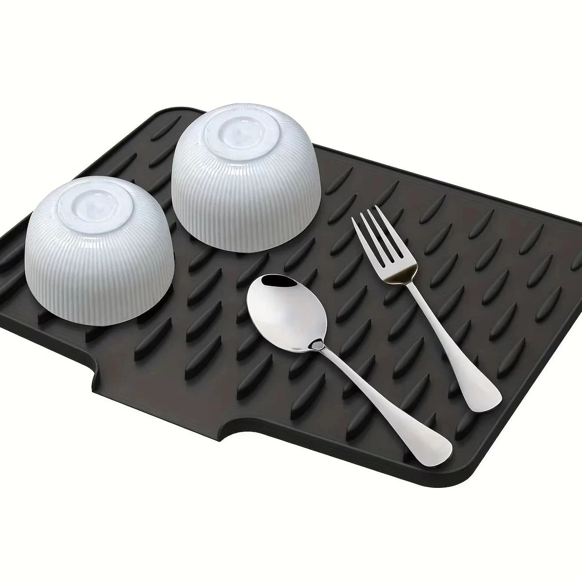 Alfombrilla rectangular impermeable para secar vajilla