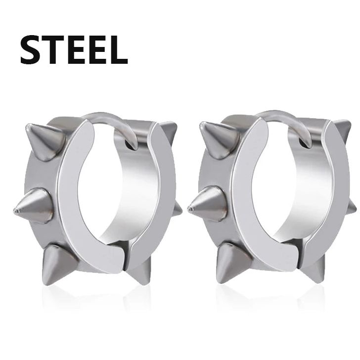 Aros redondos de acero para uso unisex