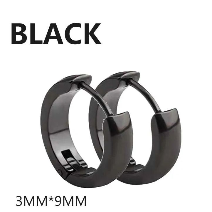 Aros redondos de acero para uso unisex