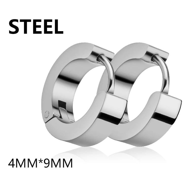 Aros redondos de acero para uso unisex