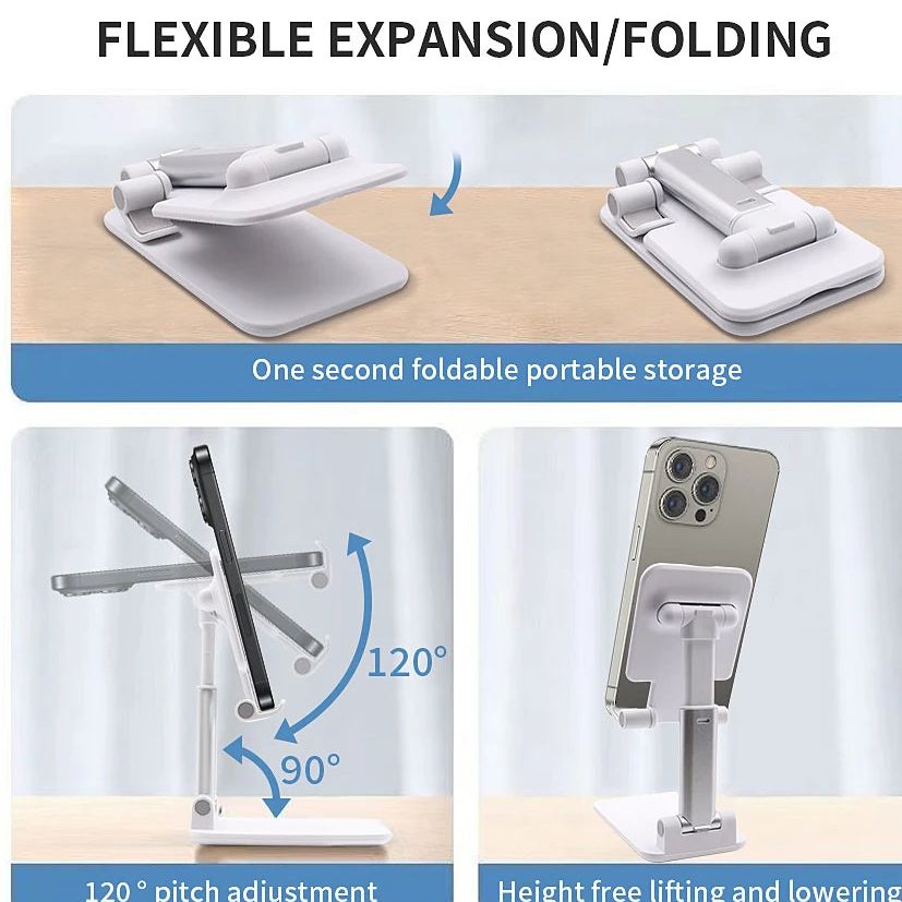 Base ajustable para pantallas sobre el escritorio