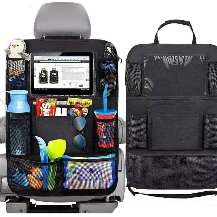Bolsillos para auto con ventana para tablet