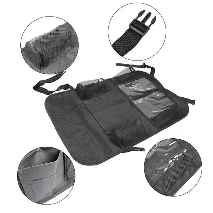 Bolsillos para auto con ventana para tablet