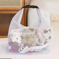 Bolso de tocador con panel transparente