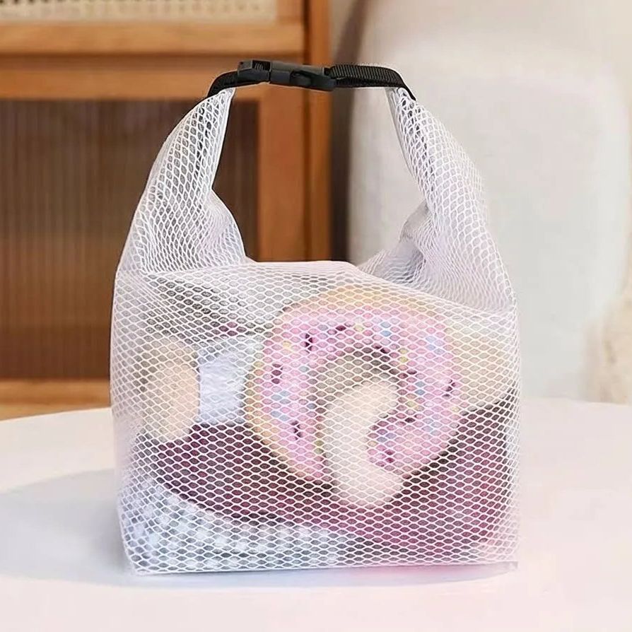 Bolso de tocador con panel transparente