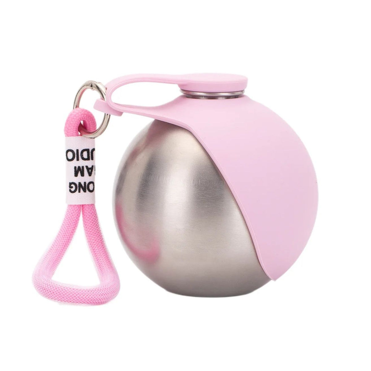Botella para mascotas con recipiente plegable