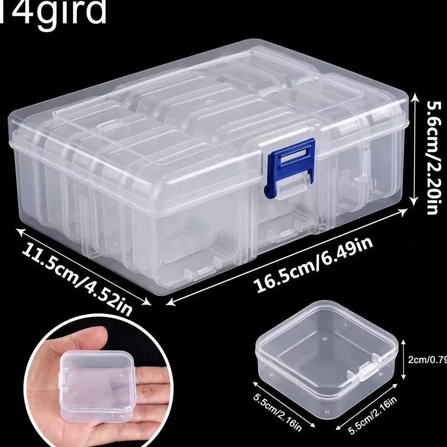 Caja dividida para clasificar piezas pequeñas