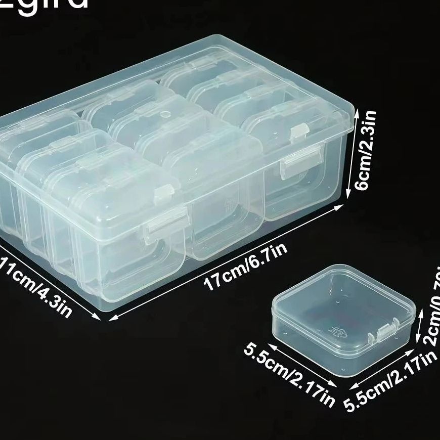 Caja dividida para clasificar piezas pequeñas