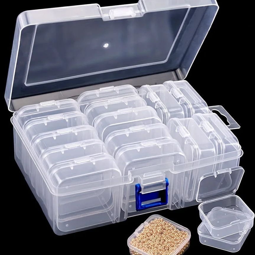 Caja dividida para clasificar piezas pequeñas