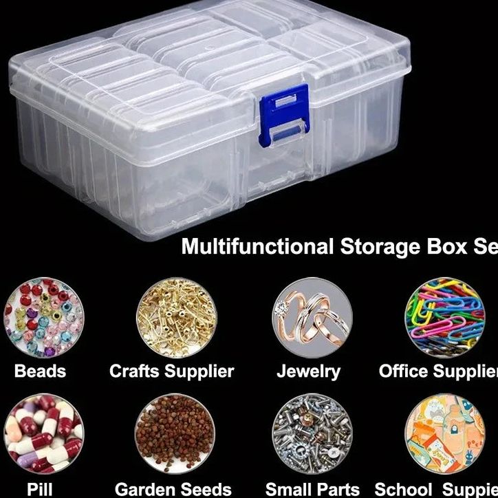 Caja dividida para clasificar piezas pequeñas