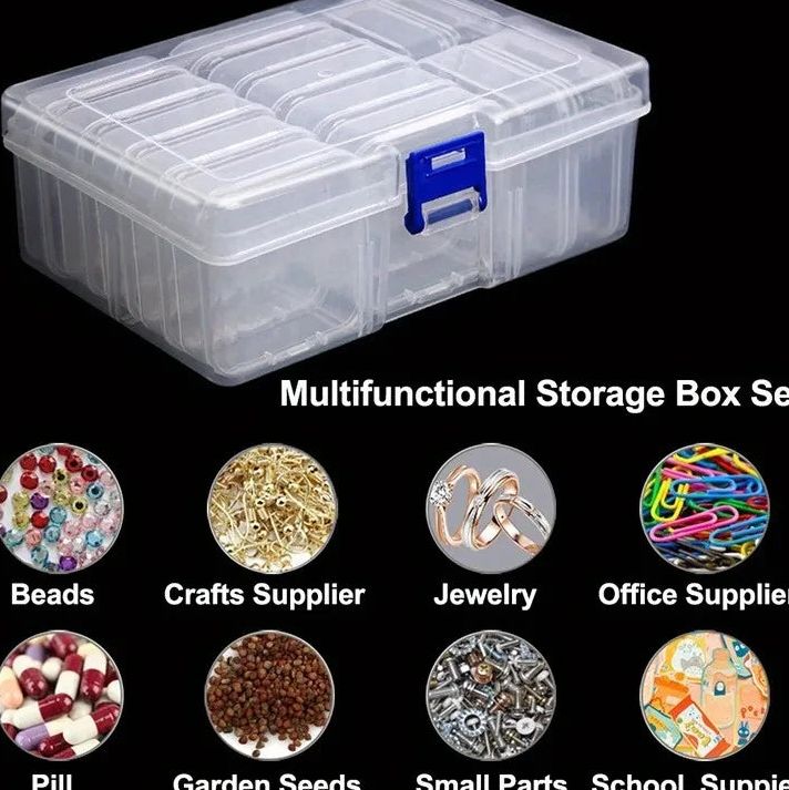 Caja dividida para clasificar piezas pequeñas