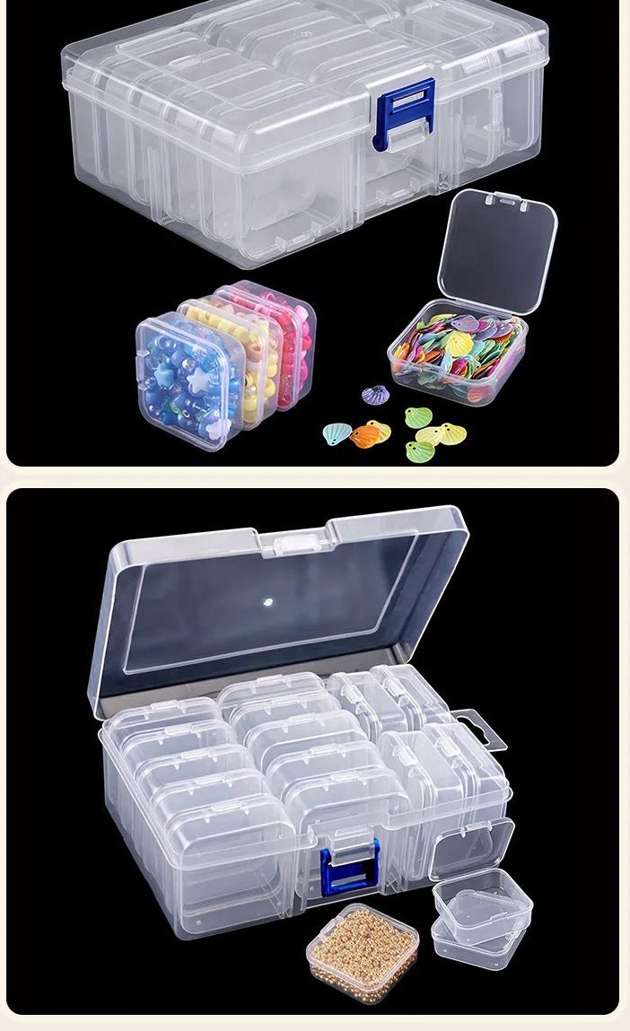 Caja dividida para clasificar piezas pequeñas