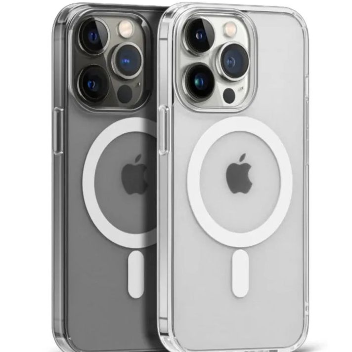 Funda acrílica transparente con función magnética