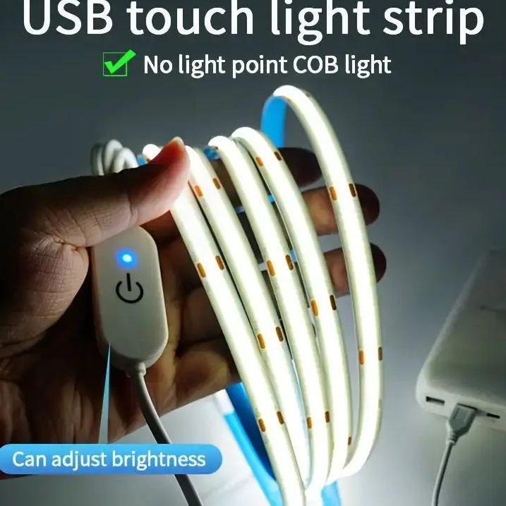 Iluminación LED adhesiva USB con regulación táctil