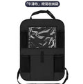 Organizador trasero de auto con bolsillo transparente