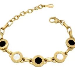 Pulsera ajustable con dije de corazón
