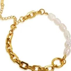 Pulsera ajustable con dije de corazón