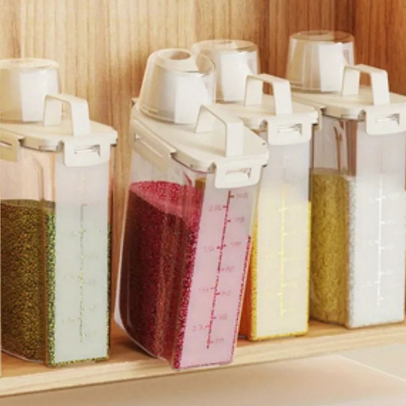 Recipiente apilable para alimentos secos de 2,5 litros