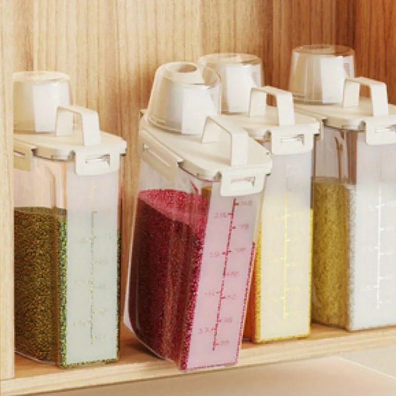 Recipiente apilable para alimentos secos de 2,5 litros