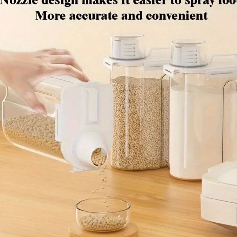 Recipiente apilable para alimentos secos de 2,5 litros