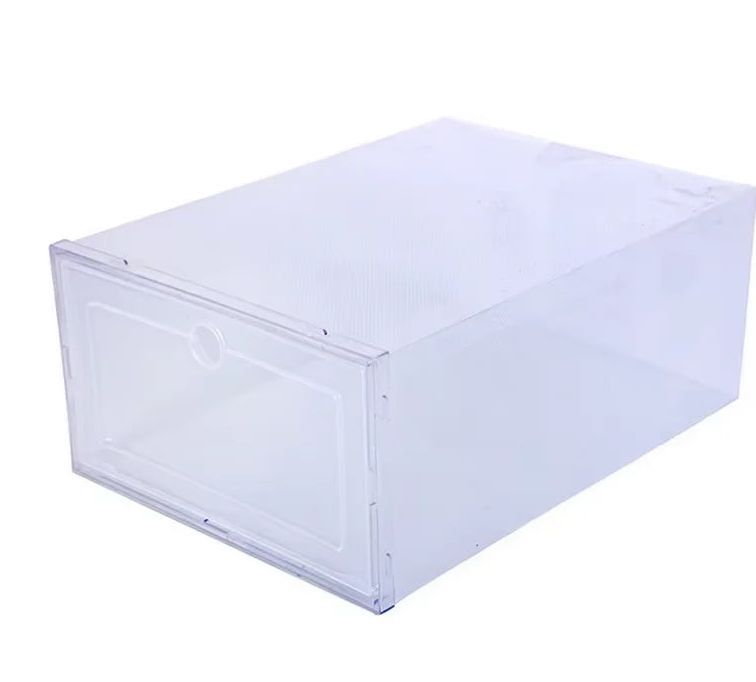 Seis cajas plegables para guardar y apilar calzado
