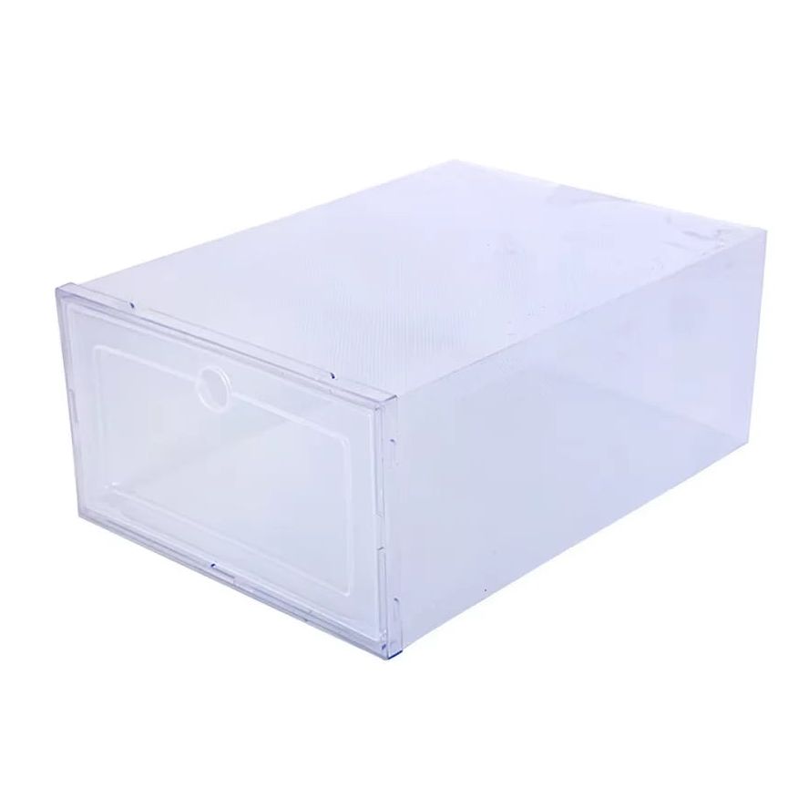 Seis cajas plegables para guardar y apilar calzado