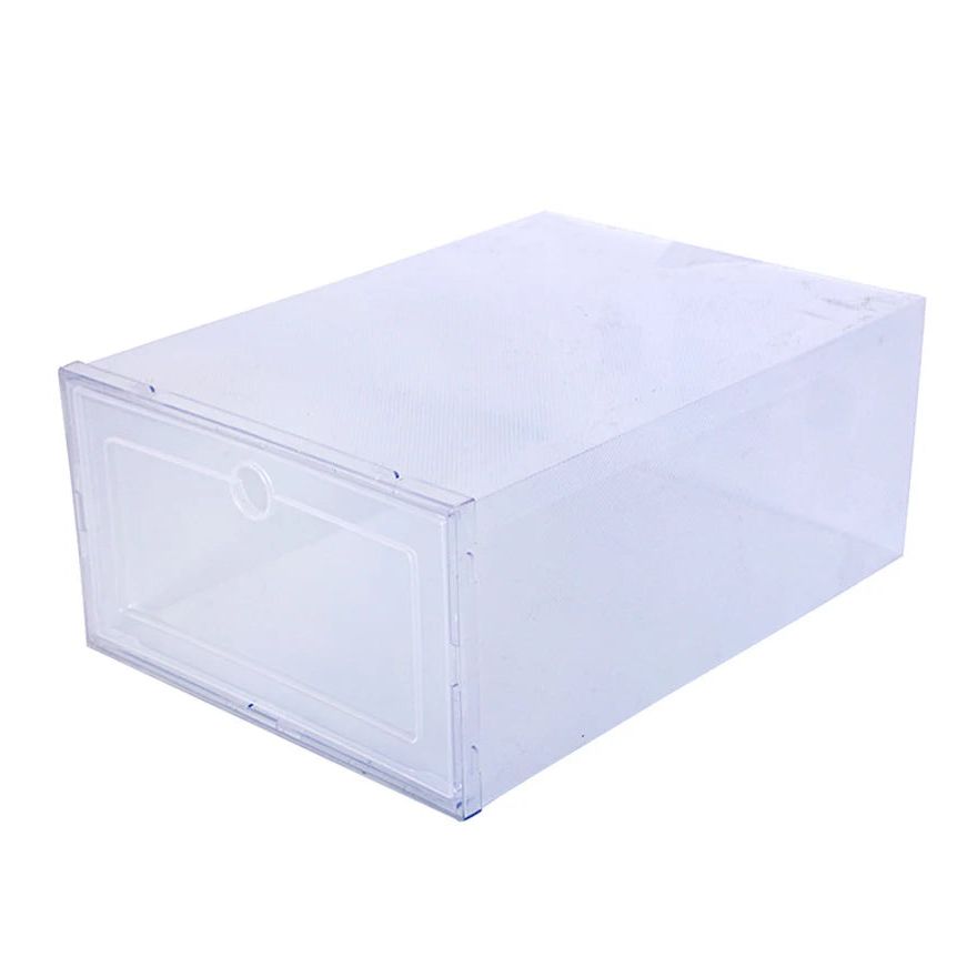 Seis cajas plegables para guardar y apilar calzado