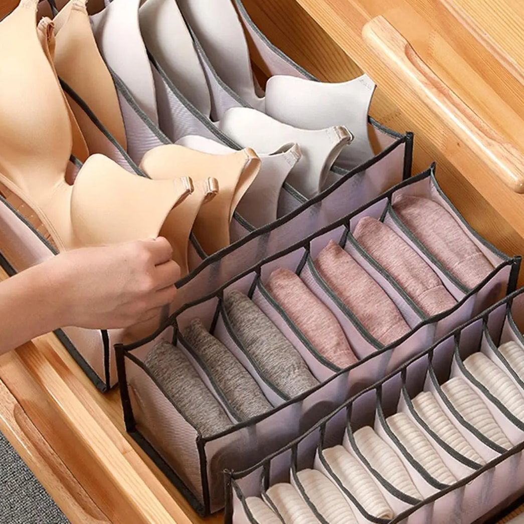Separador plegable de cajón para prendas pequeñas