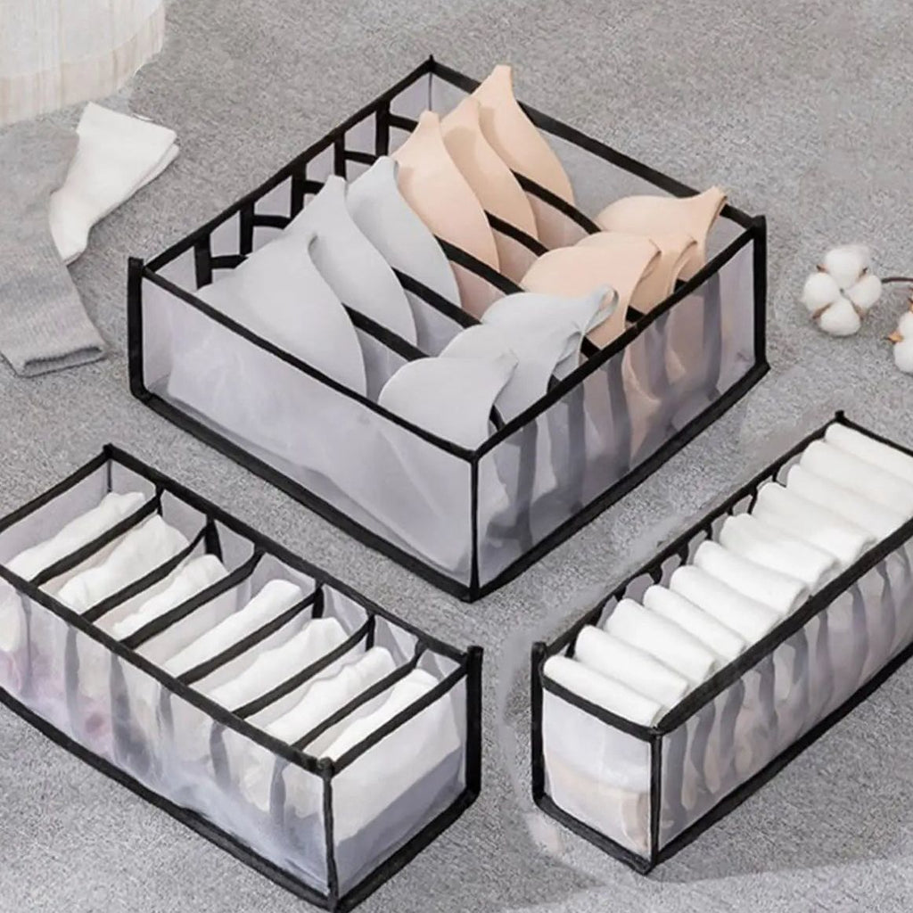 Separador plegable de cajón para prendas pequeñas